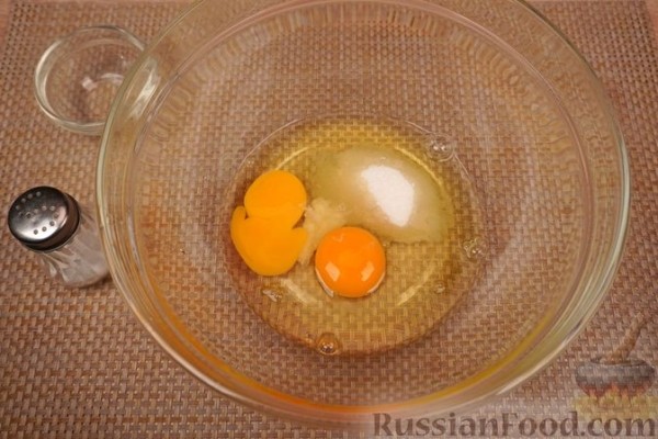 Блинчики с вишней и орехами