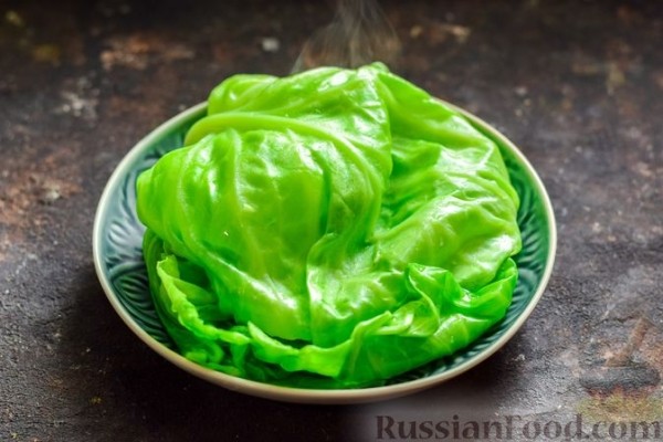 Ленивый голубец, запечённый в томатном соусе