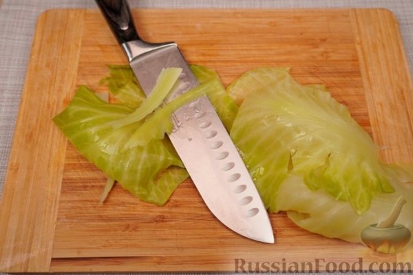 Мусака из капусты с фаршем