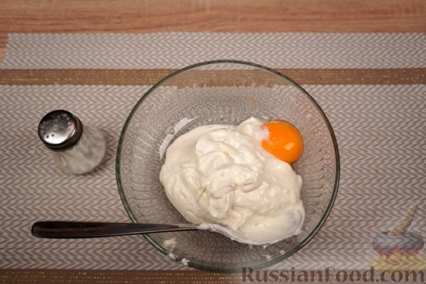 Кукурузная каша, запечённая с творогом