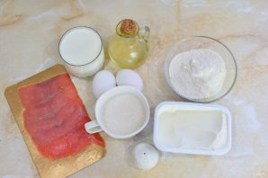 Блинные рулеты с рыбой