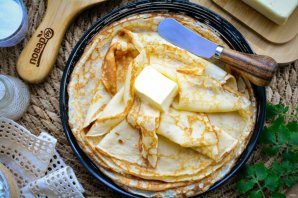 Блины на сливочном масле