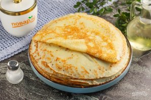 Блины с фруктами