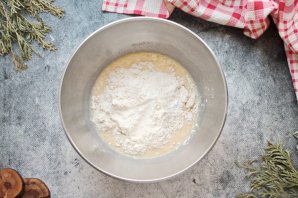 Блины с луком