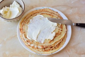 Блины с маскарпоне