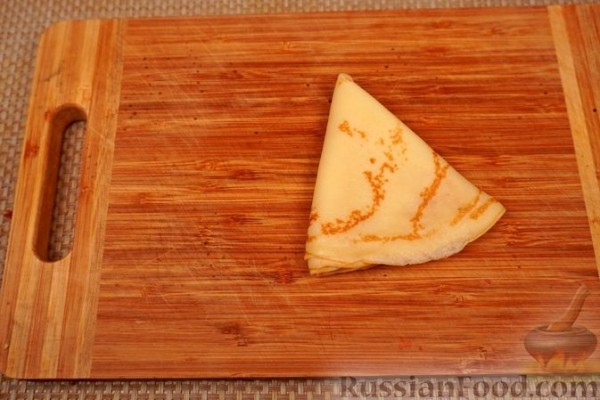 Блинчики с вишней и орехами