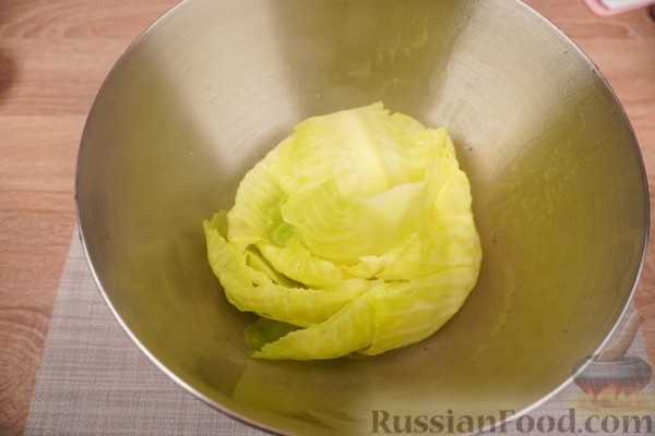 Мусака из капусты с фаршем