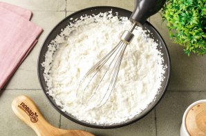 Десерт с желатином и творогом