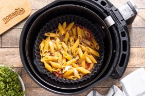 Макароны в аэрогриле