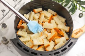 Сухарики в аэрогриле