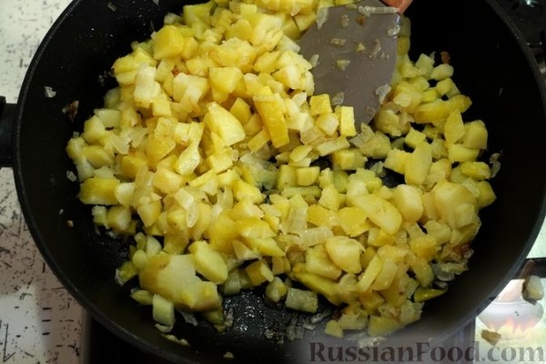 Постные пирожки с картошкой, из дрожжевого теста холодной расстойки (в духовке)