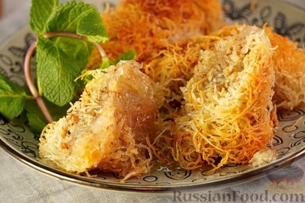 Пахлава из теста катаифи (кадайф)