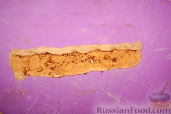 Турецкие бублики с тахини и орехами