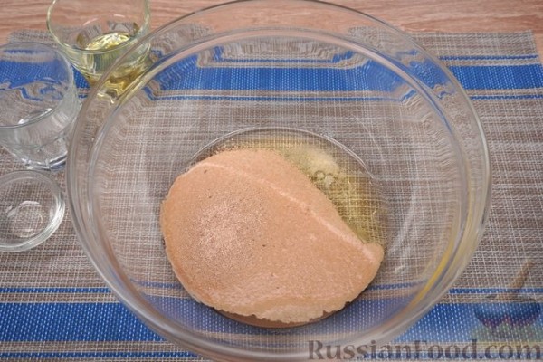 Постные пирожки с картошкой, из дрожжевого теста холодной расстойки (в духовке)