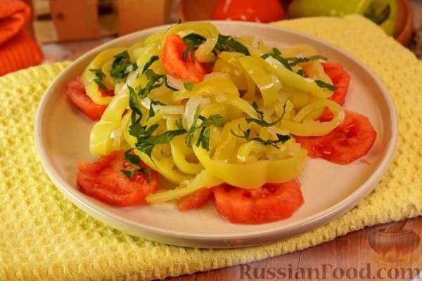 Салат из зелёного перца