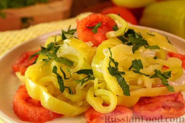 Салат из зелёного перца