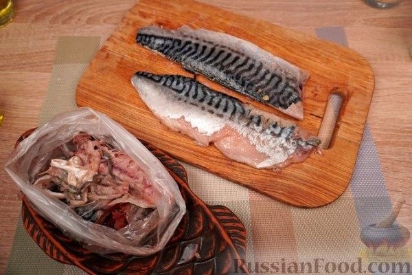 Рыбные палочки из скумбрии