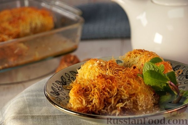 Пахлава из теста катаифи (кадайф)