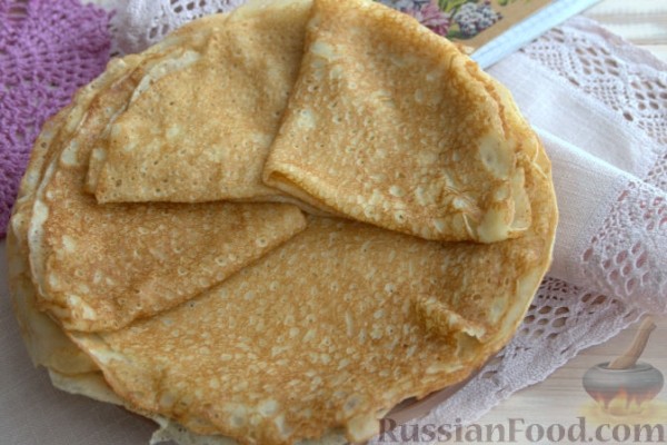 Блины кружевные