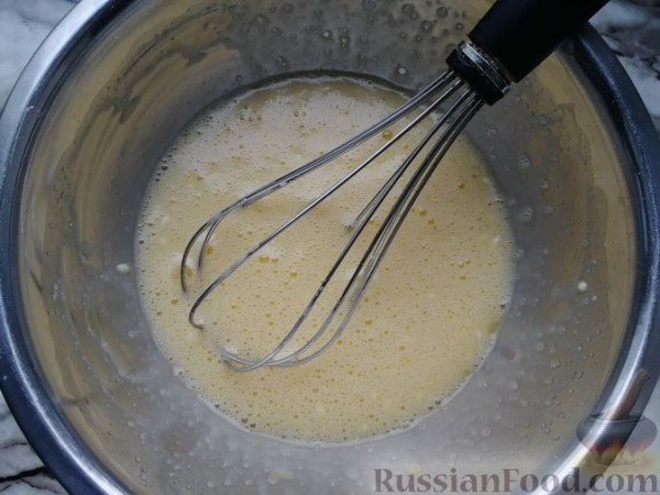 Пирог-торт "Баунти" с кокосовым заварным кремом и шоколадной глазурью