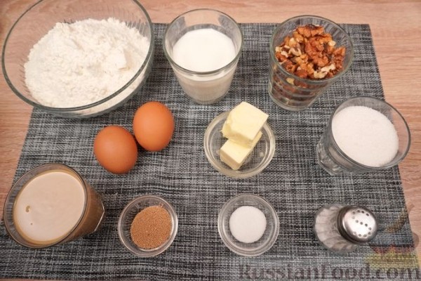 Турецкие бублики с тахини и орехами