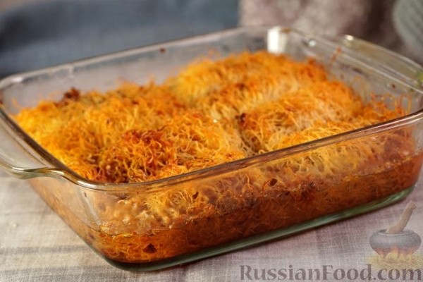Пахлава из теста катаифи (кадайф)