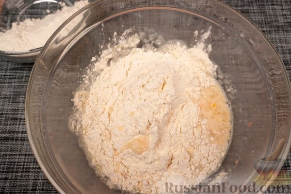 Турецкие бублики с тахини и орехами
