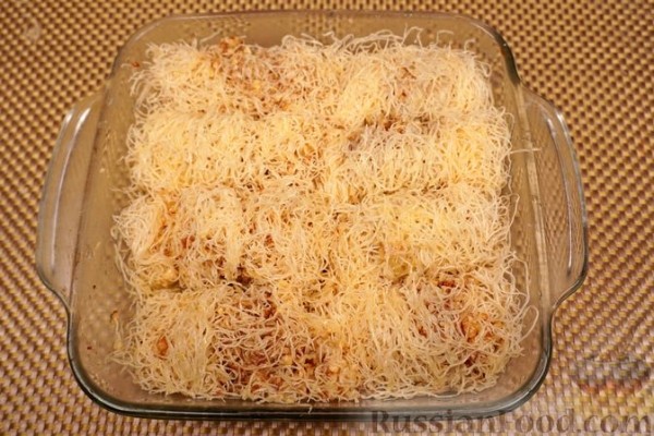 Пахлава из теста катаифи (кадайф)