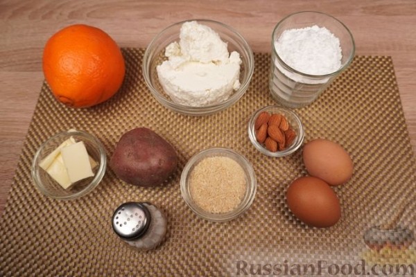 Творожный пудинг с картофелем