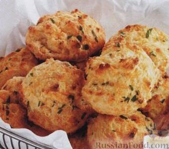 Сырные шарики с чесноком и петрушкой
