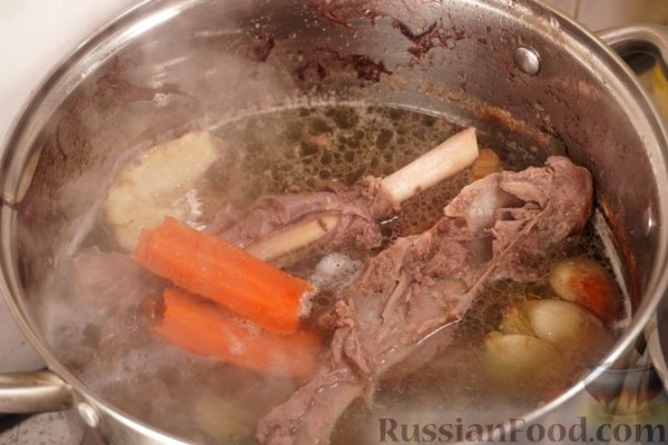 Суп из баранины с картофелем