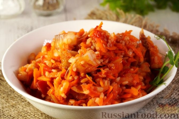 Польский паприкаш (закуска из рыбы и риса)
