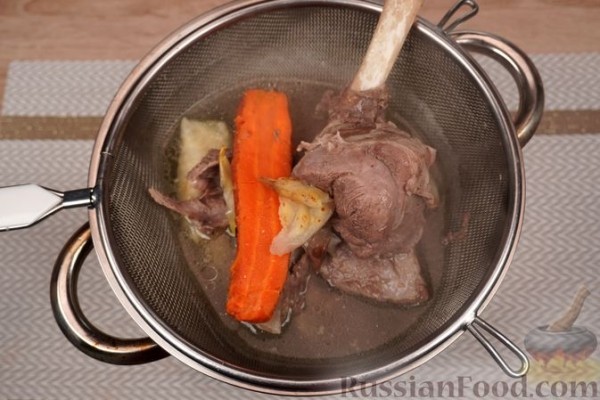 Суп из баранины с картофелем