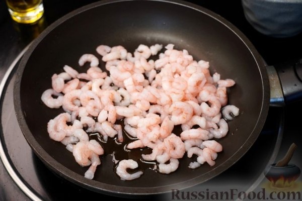 Рисовые котлеты с креветками