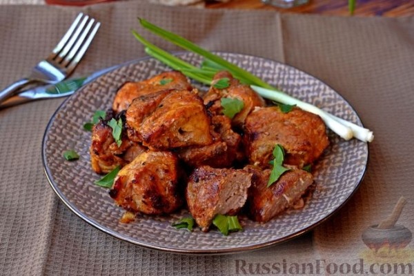 Свиной шашлык по-восточному