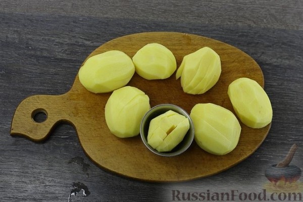 Свиная корейка, запечённая с картофелем