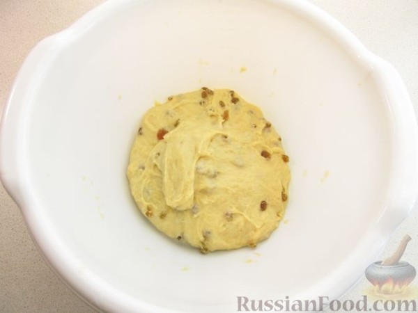 Кружевные куличи на молоке, с изюмом