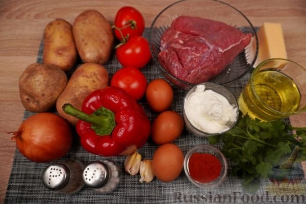 Мусака из картофеля