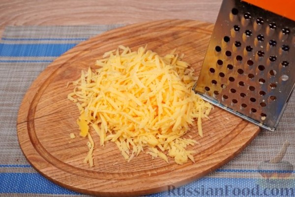 Картофельный гратен с творогом и сыром