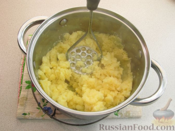 Картофельная запеканка с фаршем и сыром