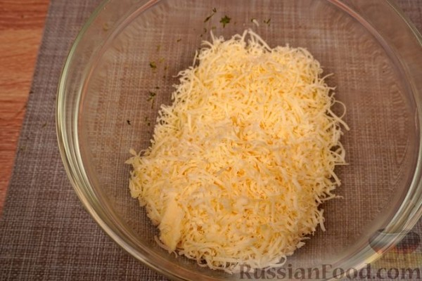 Запечённый картофель, фаршированный ветчиной и сыром