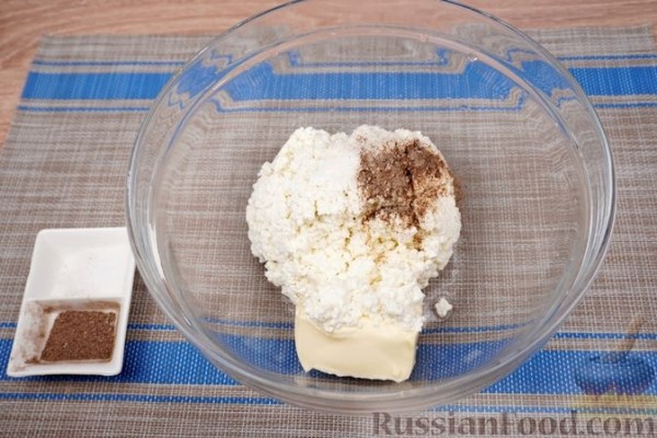 Картофельный гратен с творогом и сыром