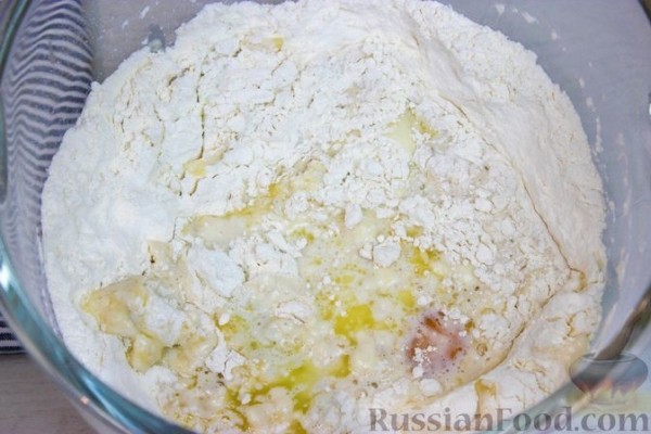 Пирожки с квашеной капустой (в духовке)