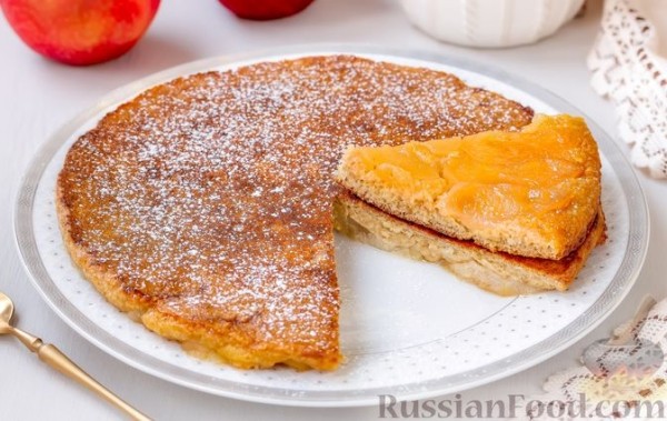 Овсяноблин с яблоками (в духовке)