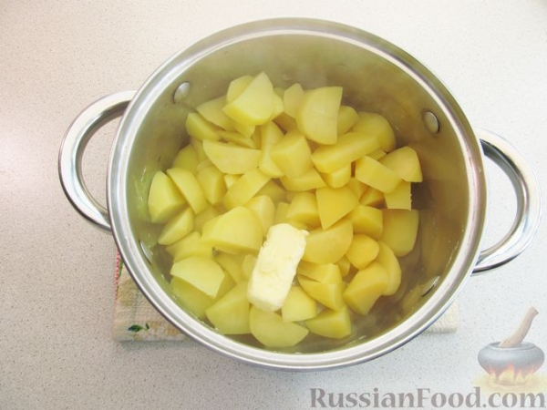 Картофельная запеканка с фаршем и сыром