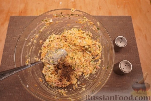 Закусочный рулет из лаваша "Мимоза"