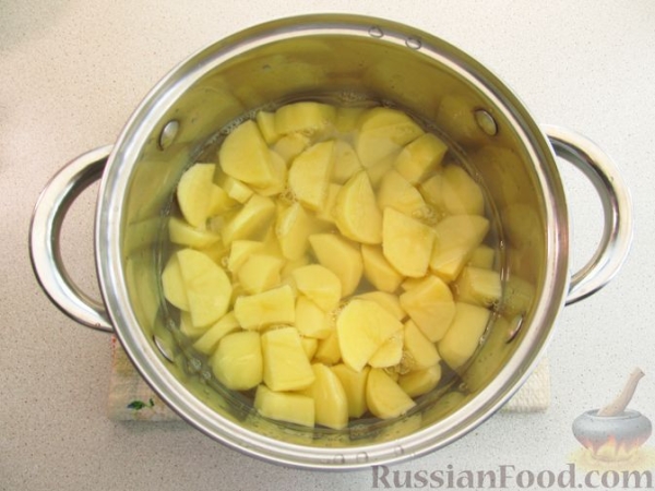 Картофельная запеканка с фаршем и сыром