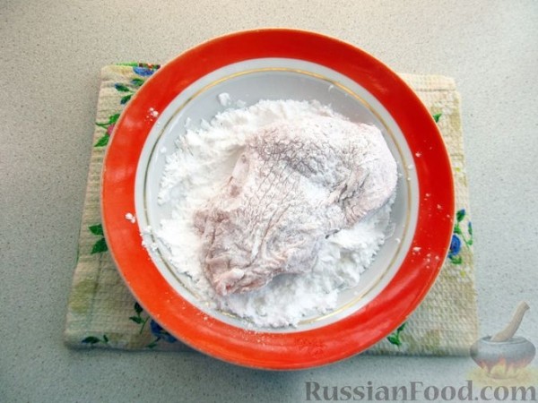 Курица с грибами в сливочном соусе