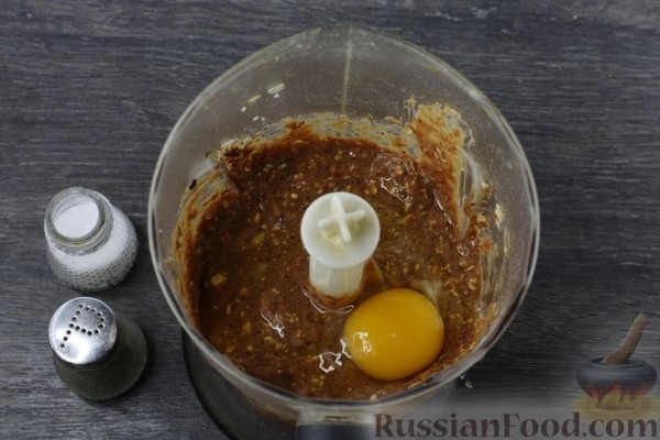 Печёночные оладьи с яблоками (без муки)