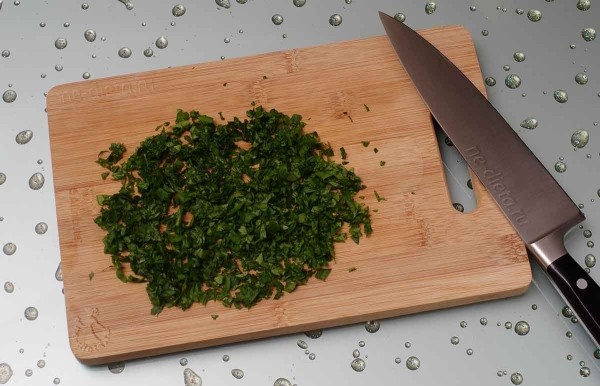 Салат с фасолью, сыром и болгарским перцем